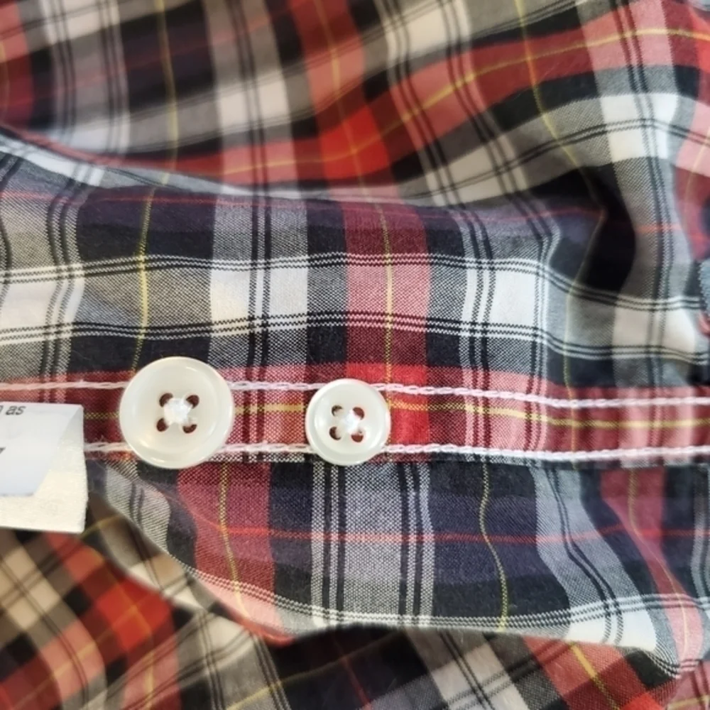 J. Crew 2-ply 100% Cotton Plaid Shirt